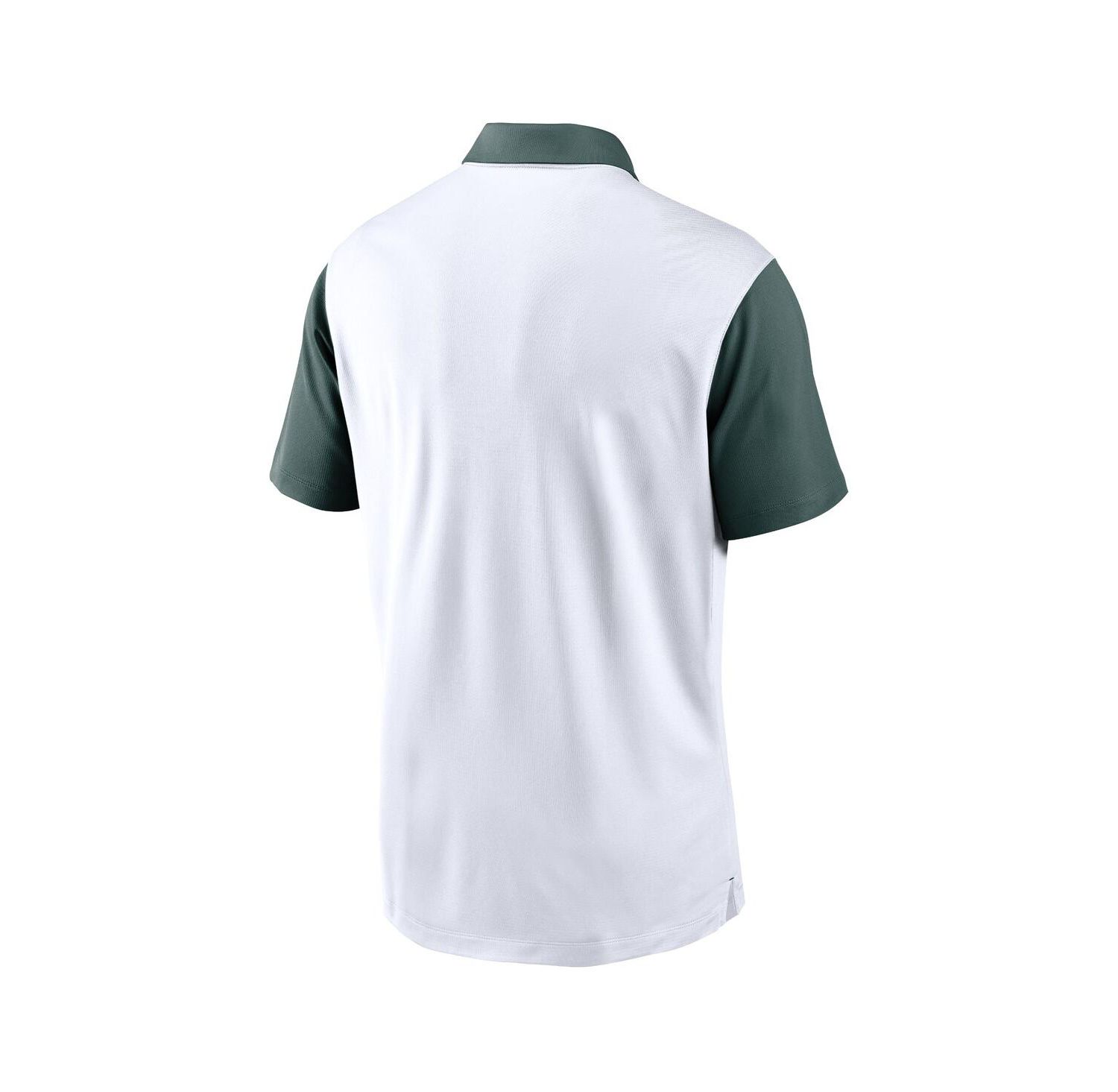 Men's White Michigan State Spartans Primetime Campus Vapor Performance Polo