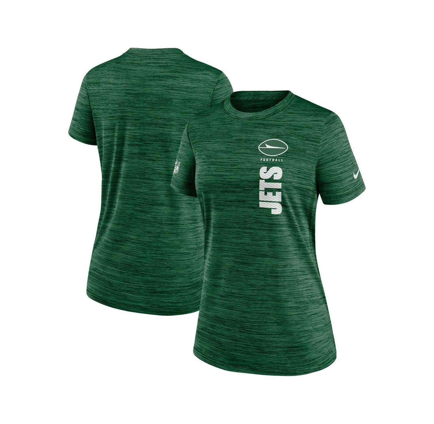 Women's Green New York Jets Velocity Performance T-Shirt