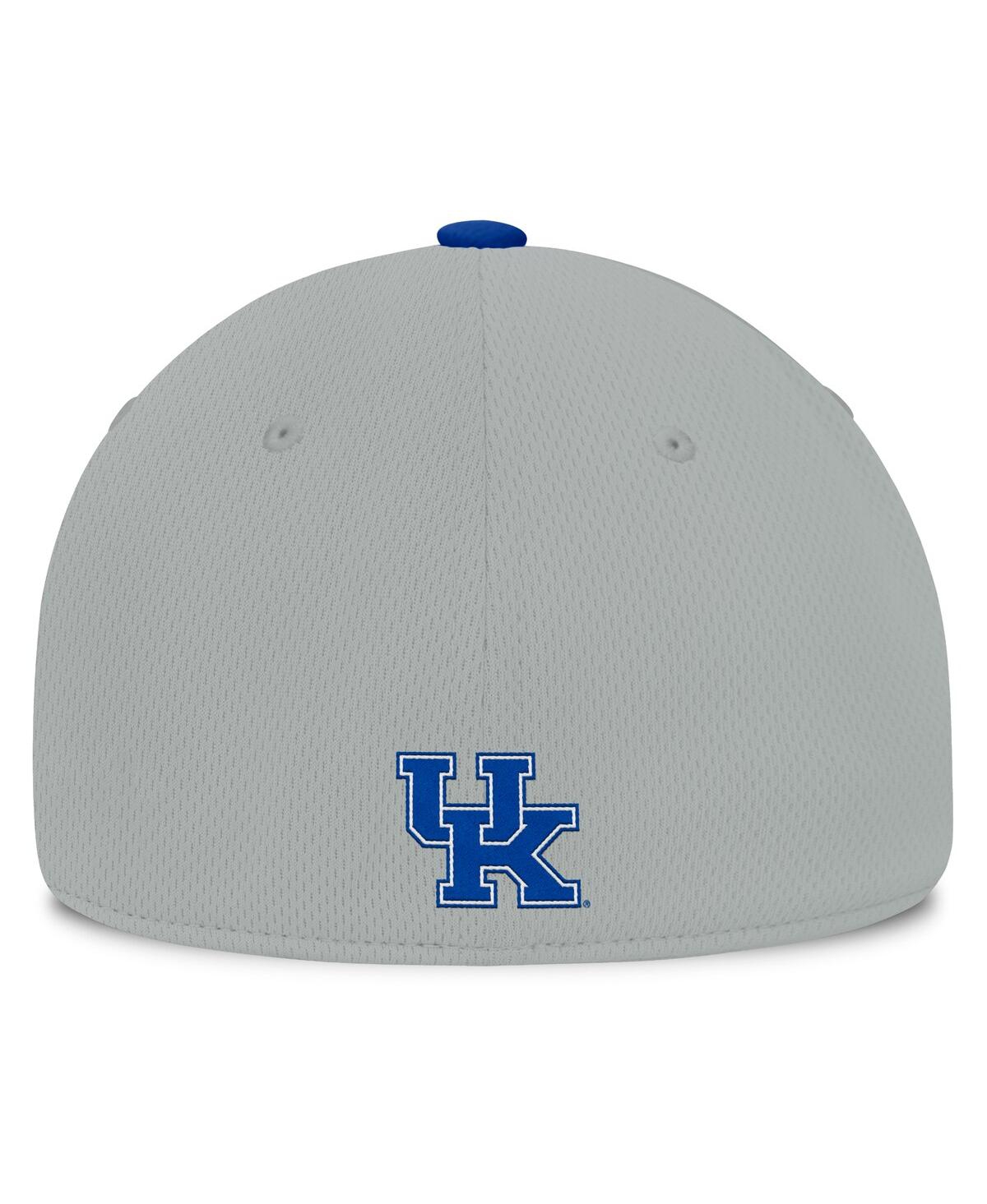 Top Of The World Men's Gray/royal Kentucky Wildcats Mick Flex Hat In Gray,royal