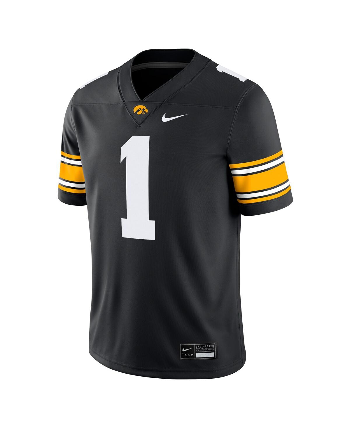 Nike Men's 1Iowa Hawkeyes Game Jersey - Black