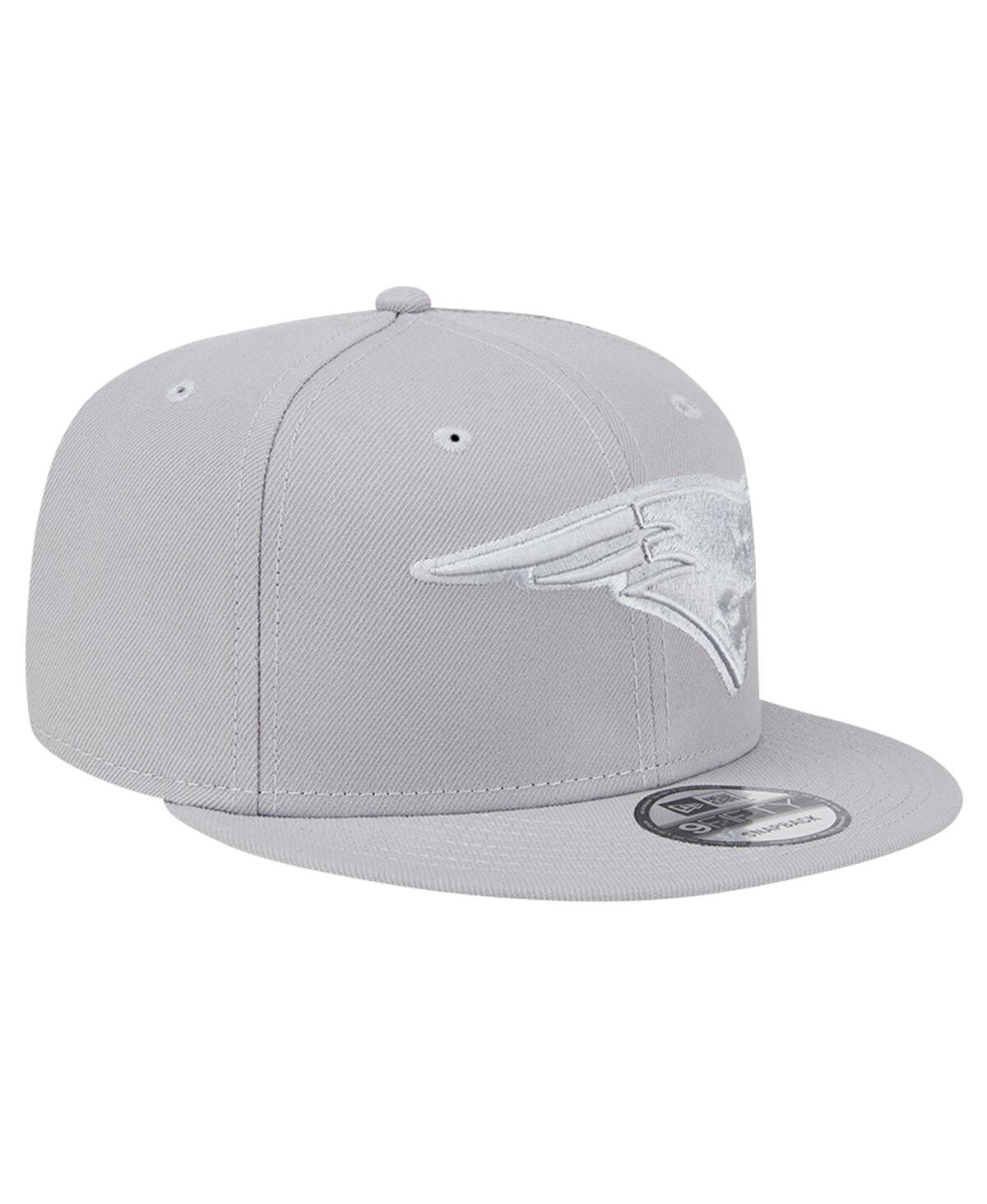 New Era Men'sNew England Patriots Color Pack 9FIFTY Snapback Hat - Gray