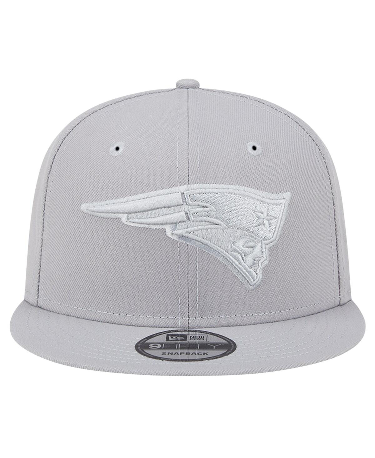 New Era Men'sNew England Patriots Color Pack 9FIFTY Snapback Hat - Gray