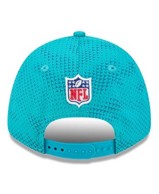 Men's Aqua Miami Dolphins 2024 Sideline 9FORTY Stretch-Snap Hat