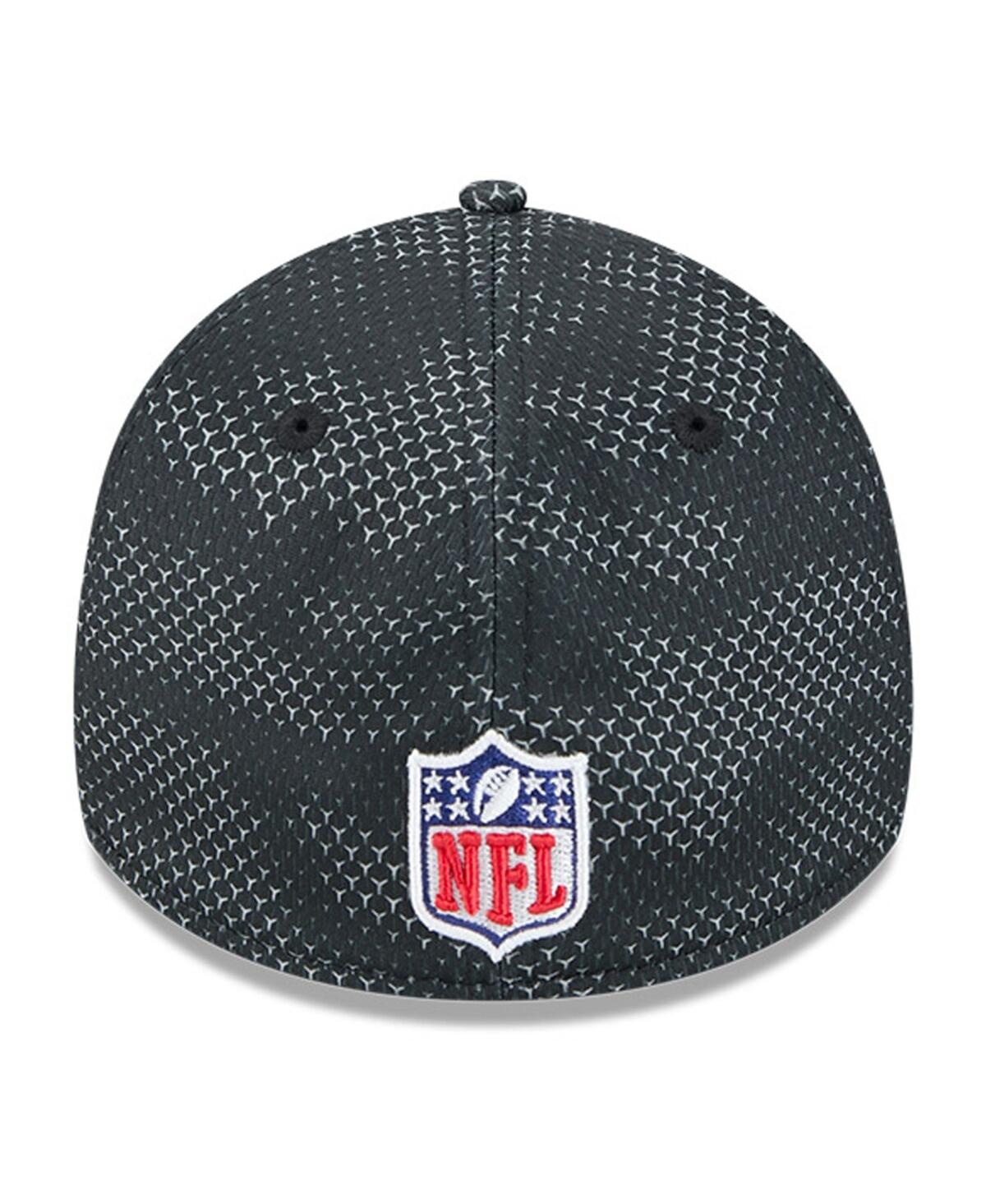 New Era Men's Black Las Vegas Raiders 2024 Sideline 39thirty Flex Hat In Black