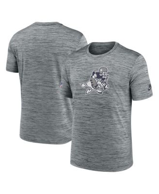 Men's Gray Dallas Cowboys 2024 Sideline Velocity Vintage Performance T-Shirt