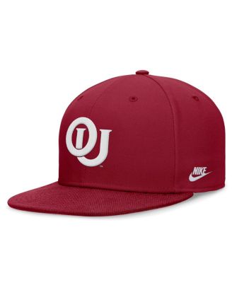 Men's Crimson Oklahoma Sooners Legacy True Fitted Hat