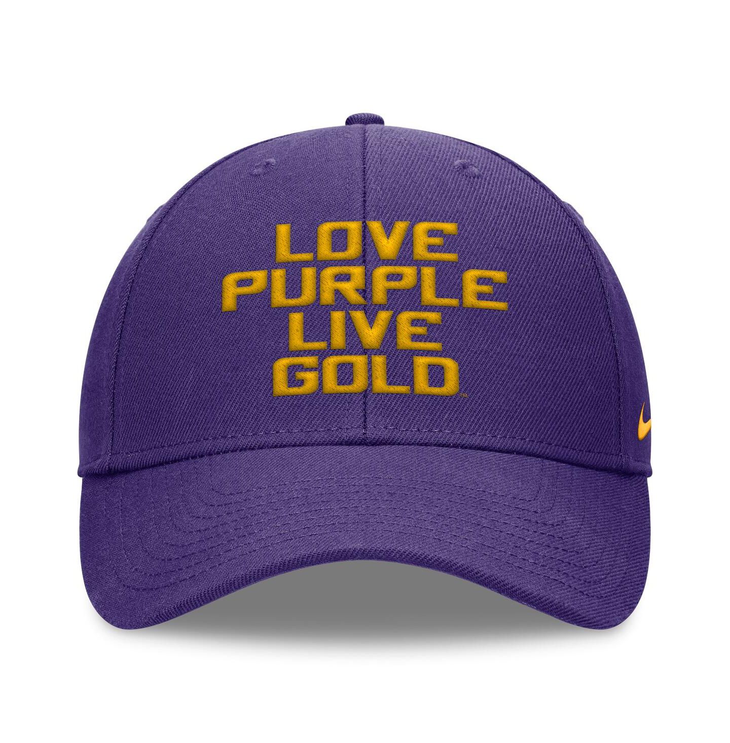 Мужская кепка Nike Purple LSU Tigers Local Adjustable Hat — фото 4