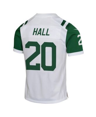 Big Boys and Girls Breece Hall White New York Jets Classic Alternate Game Jersey