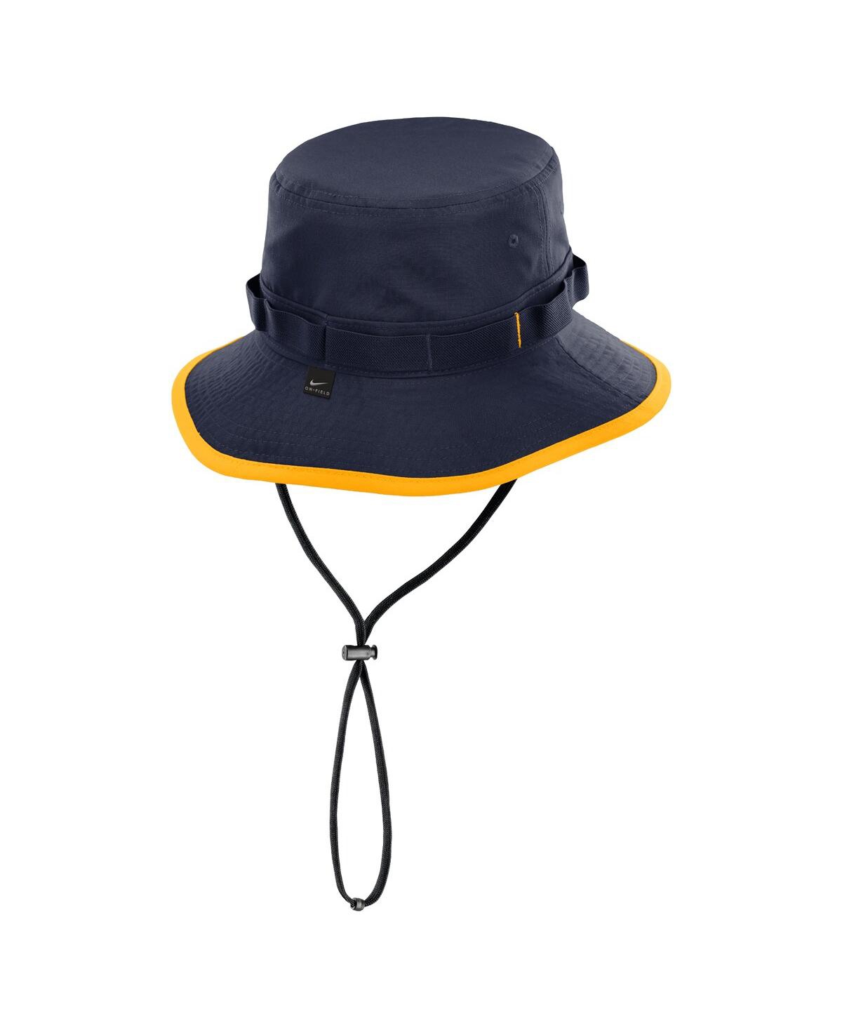 Nike Men's Navy West Virginia Mountaineers 2024/25 On-field Apex Performance Boonie Bucket Hat In Navy