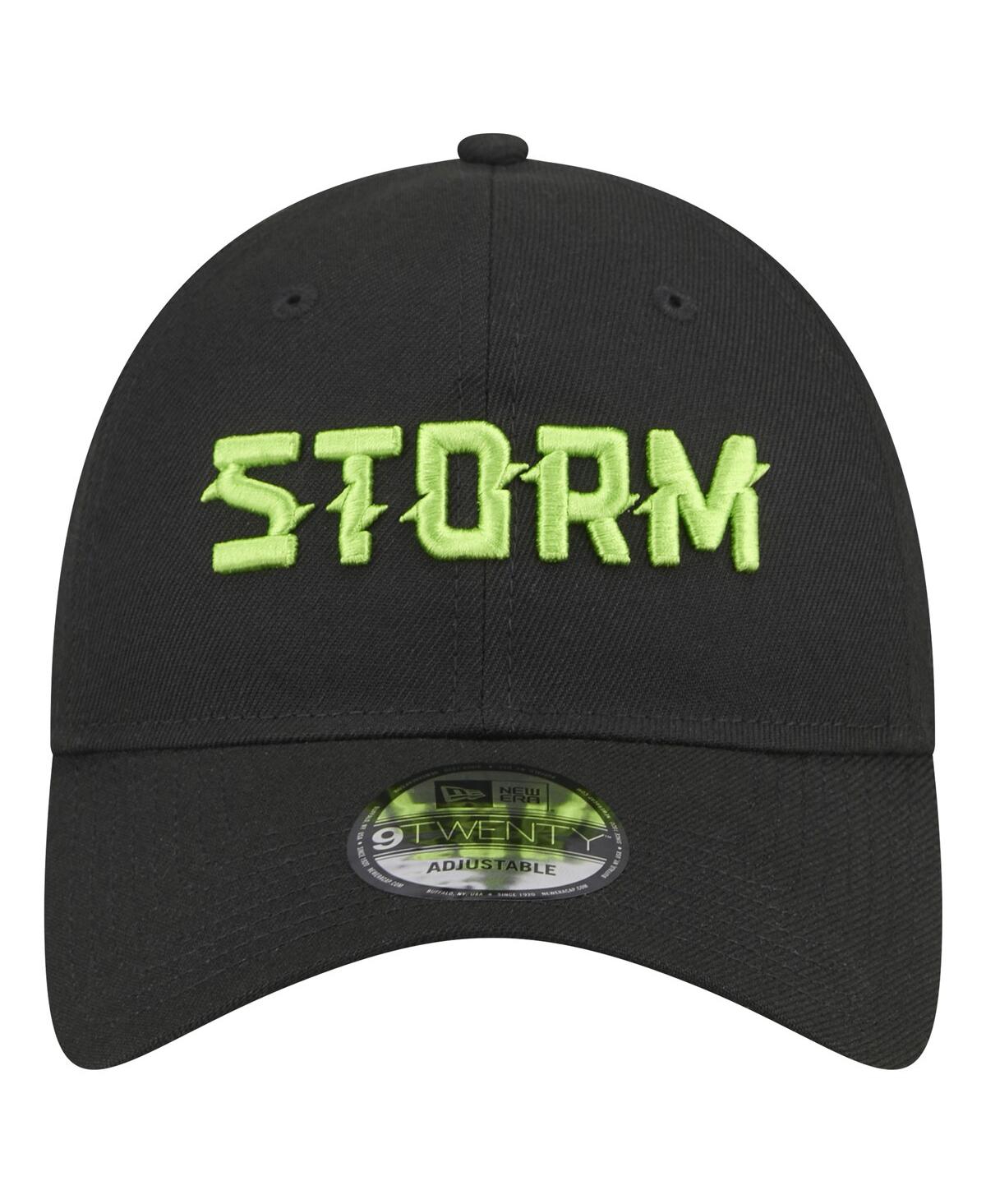 New Era Men's And Women's Black Seattle Storm Rebel Series 9twenty Adjustable Hat In Black