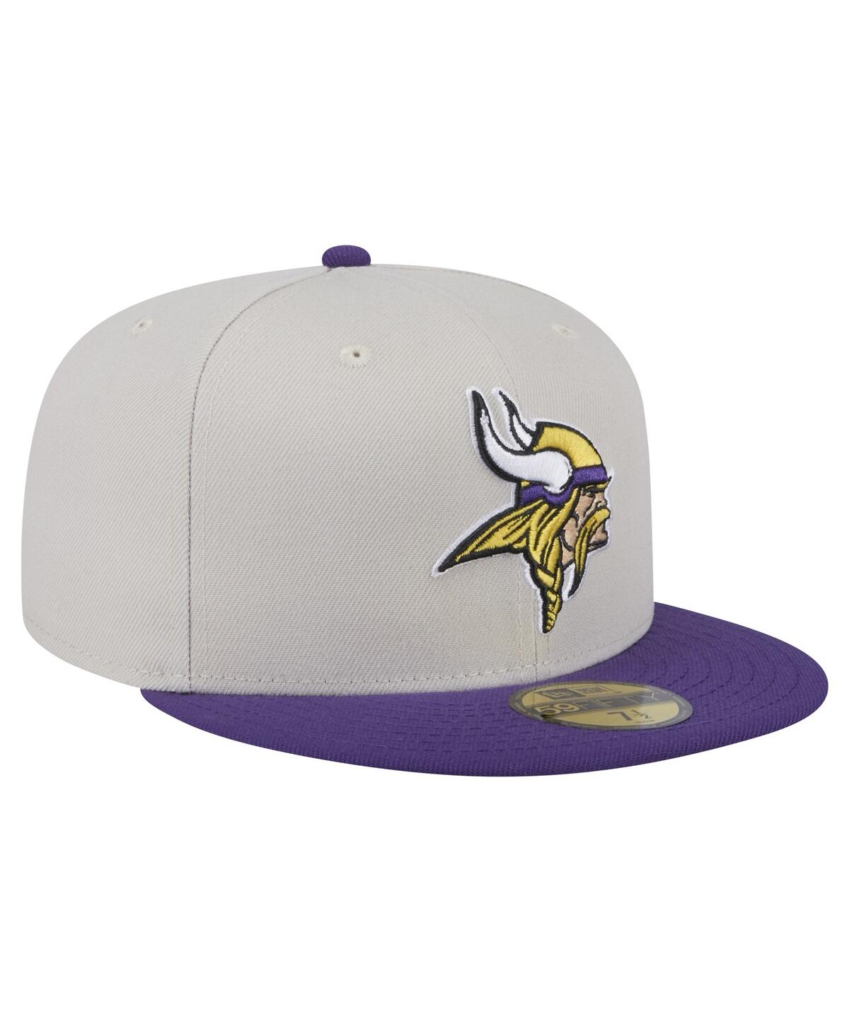 New Era Men's Minnesota Vikings Stoney 59FIFTY Fitted Hat - Purple