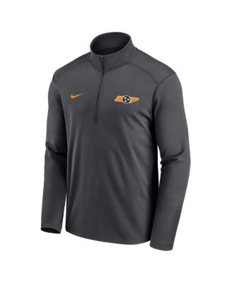 Men's Anthracite Tennessee Volunteers Pacer Half-Zip Pullover Top