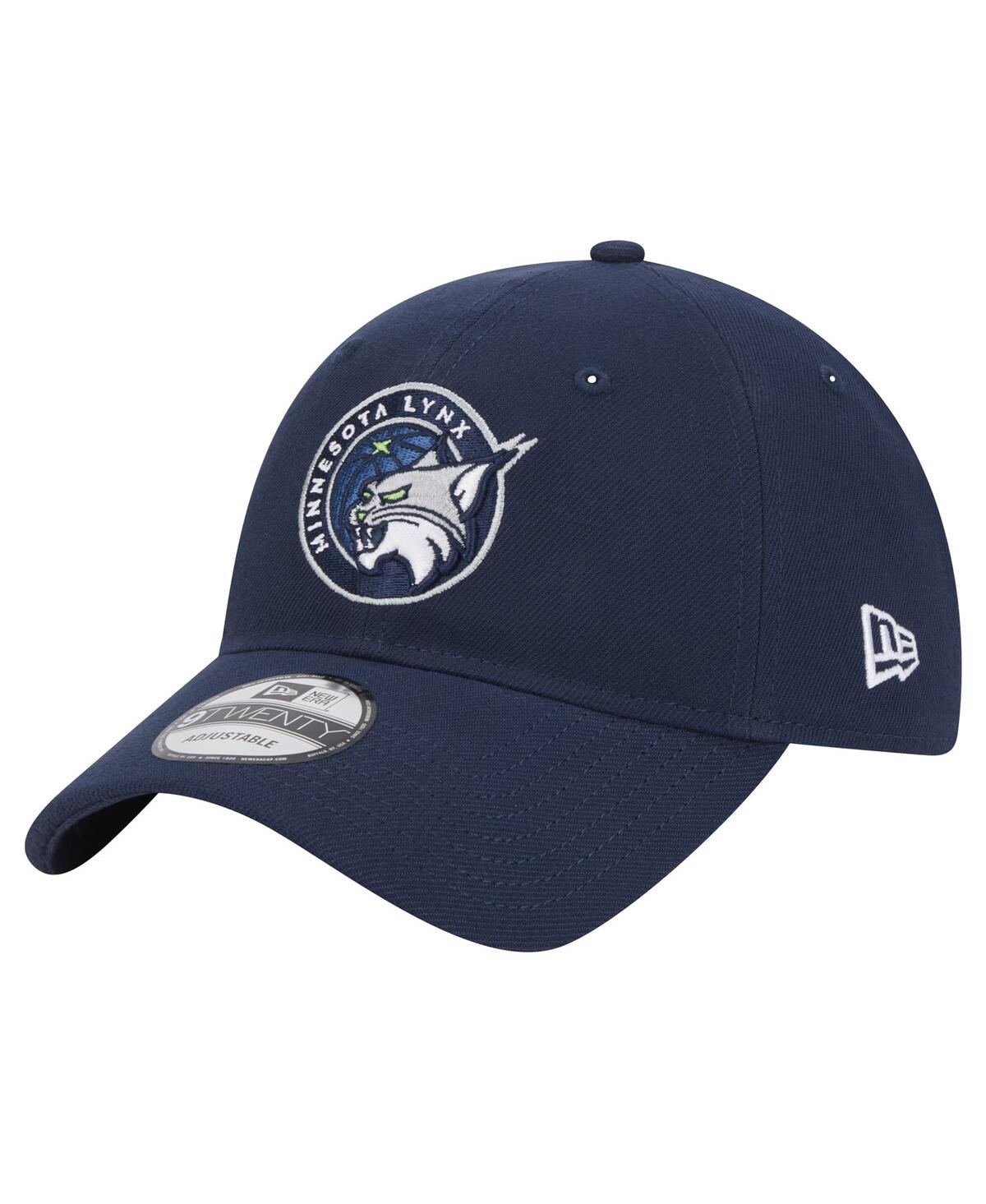 New Era Men's And Women's Navy Minnesota Lynx Core Logo 9twenty Adjustable Hat In Navy