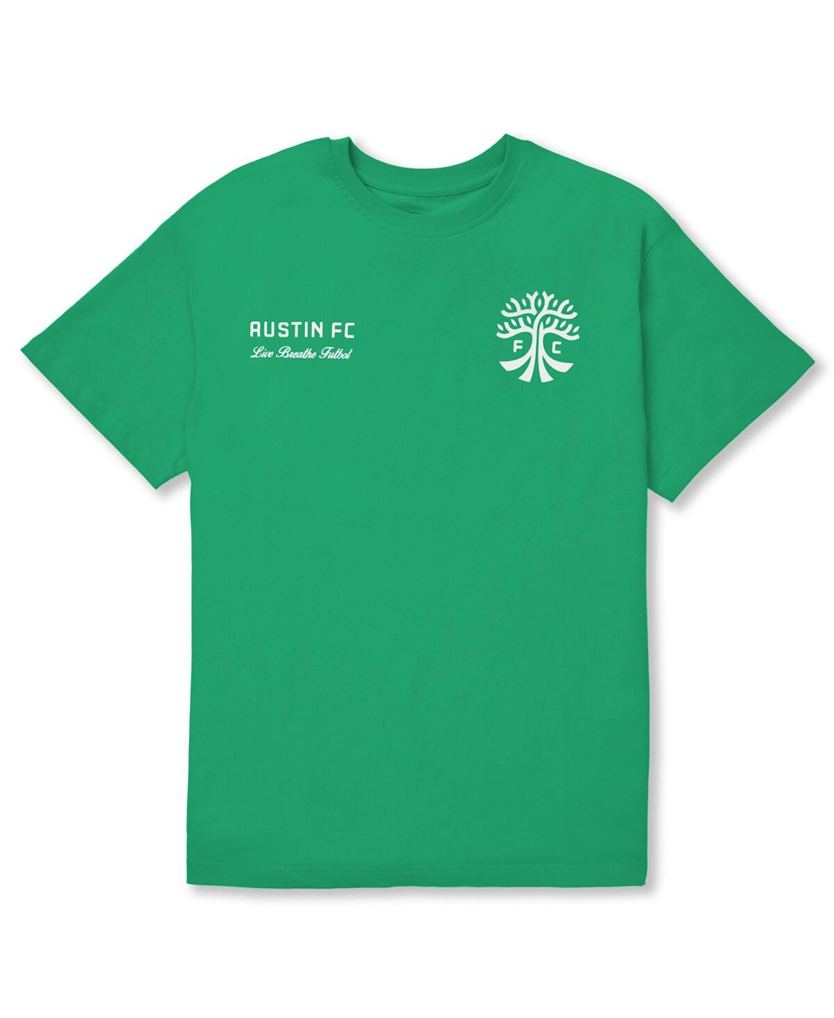 Live Breathe Futbol Men's and Women'sAustin Fc T-Shirt - Green
