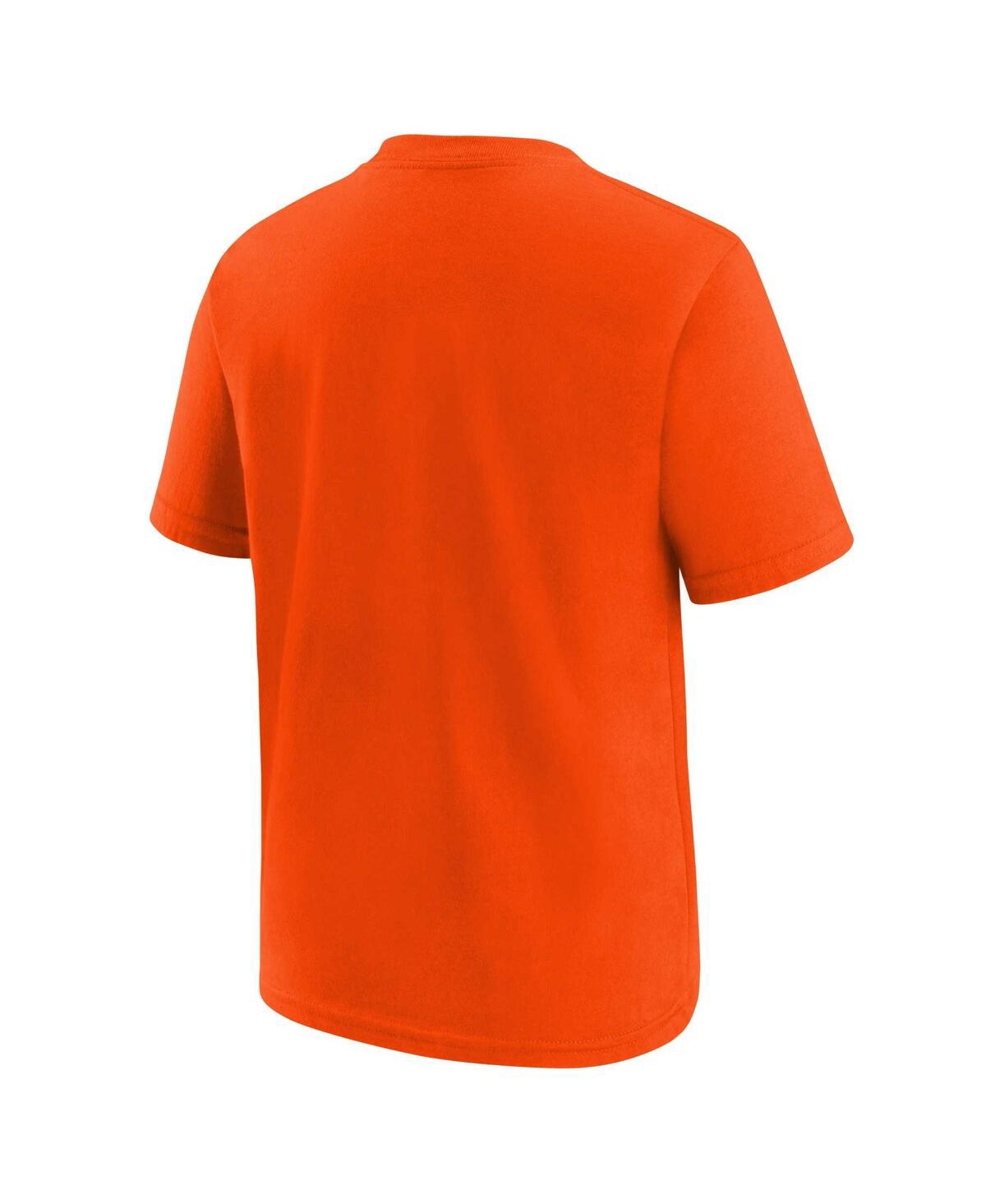 Nike Big Boys and GirlsDenver Broncos Throwback Logo Legend T-Shirt - Orange