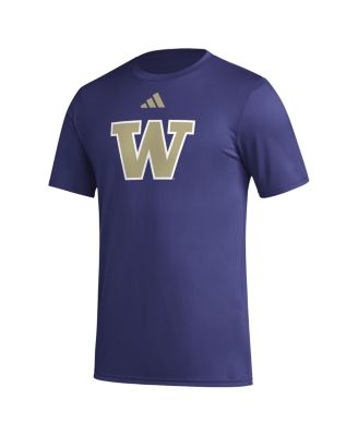 Men's Washington Huskies Primary Locker Logo Pre-Game AEROREADY T-Shirt