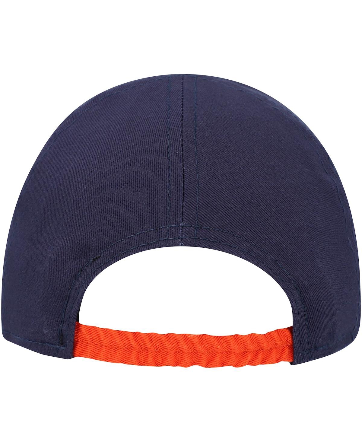 New Era Baby Navy/orange Chicago Bears My 1st 9twenty Adjustable Hat In Navy,orange