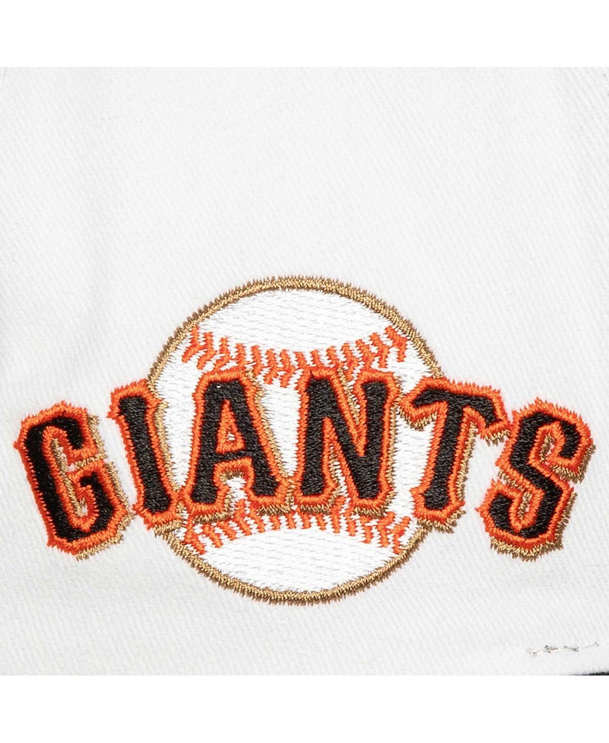Mitchell & Ness Men'sSan Francisco Giants Cooperstown Collection Tail Sweep Pro Snapback Hat - White