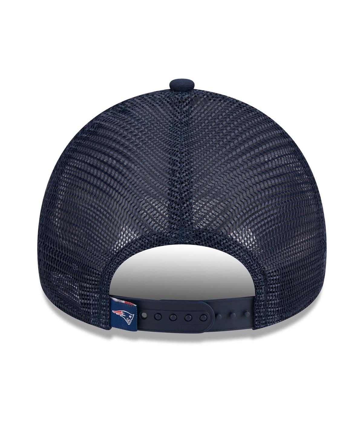 New Era Women's Navy New England Patriots Mcgee Trucker 9forty Adjustable Hat In Navy