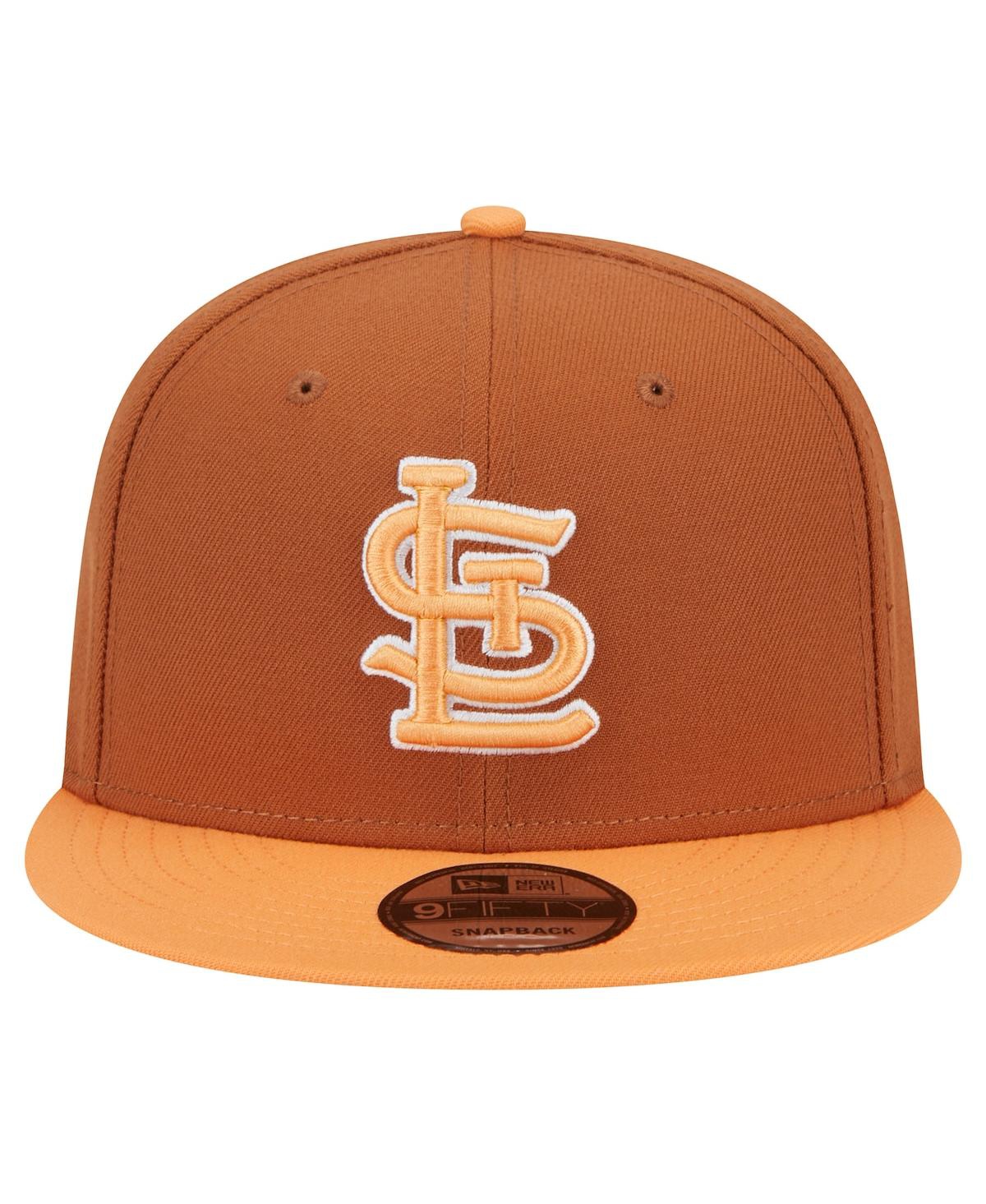 New Era Men's Brown St. Louis Cardinals Spring Color Two-tone 9fifty Snapback Hat In Brown