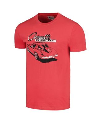 Men's Red Corvette Brass Tacks T-Shirt