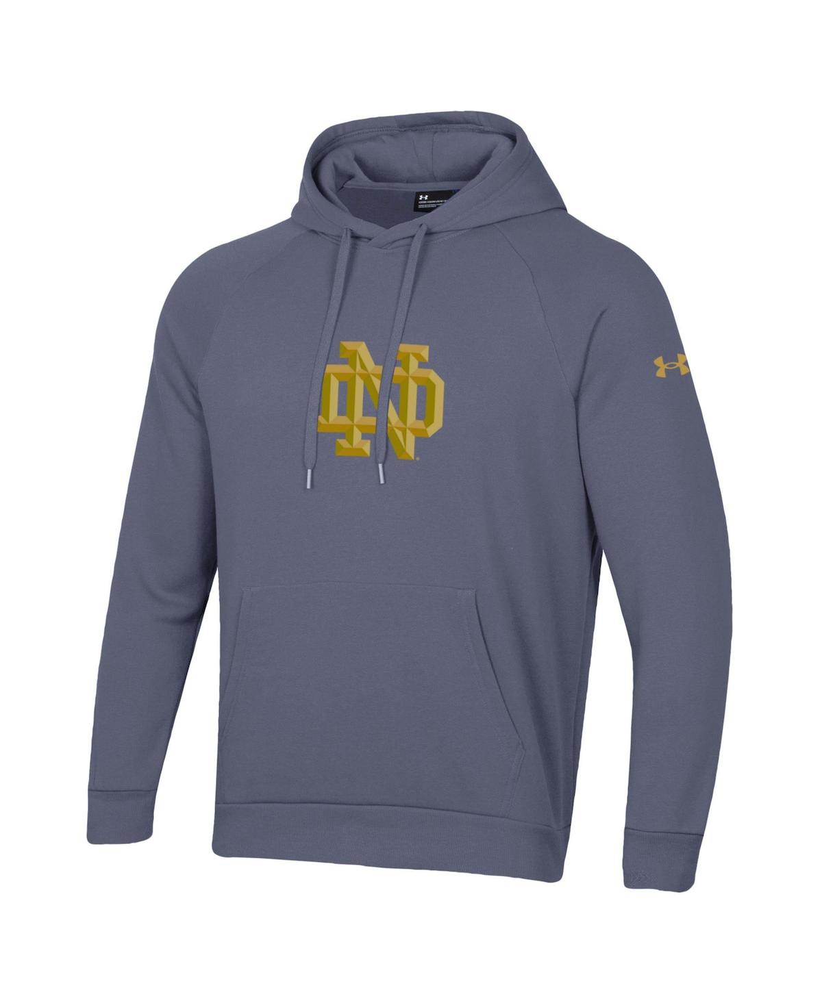 Under Armour Men's Notre Dame Fighting Irish 2024 Shamrock Series Rival Fleece Pullover Hoodie