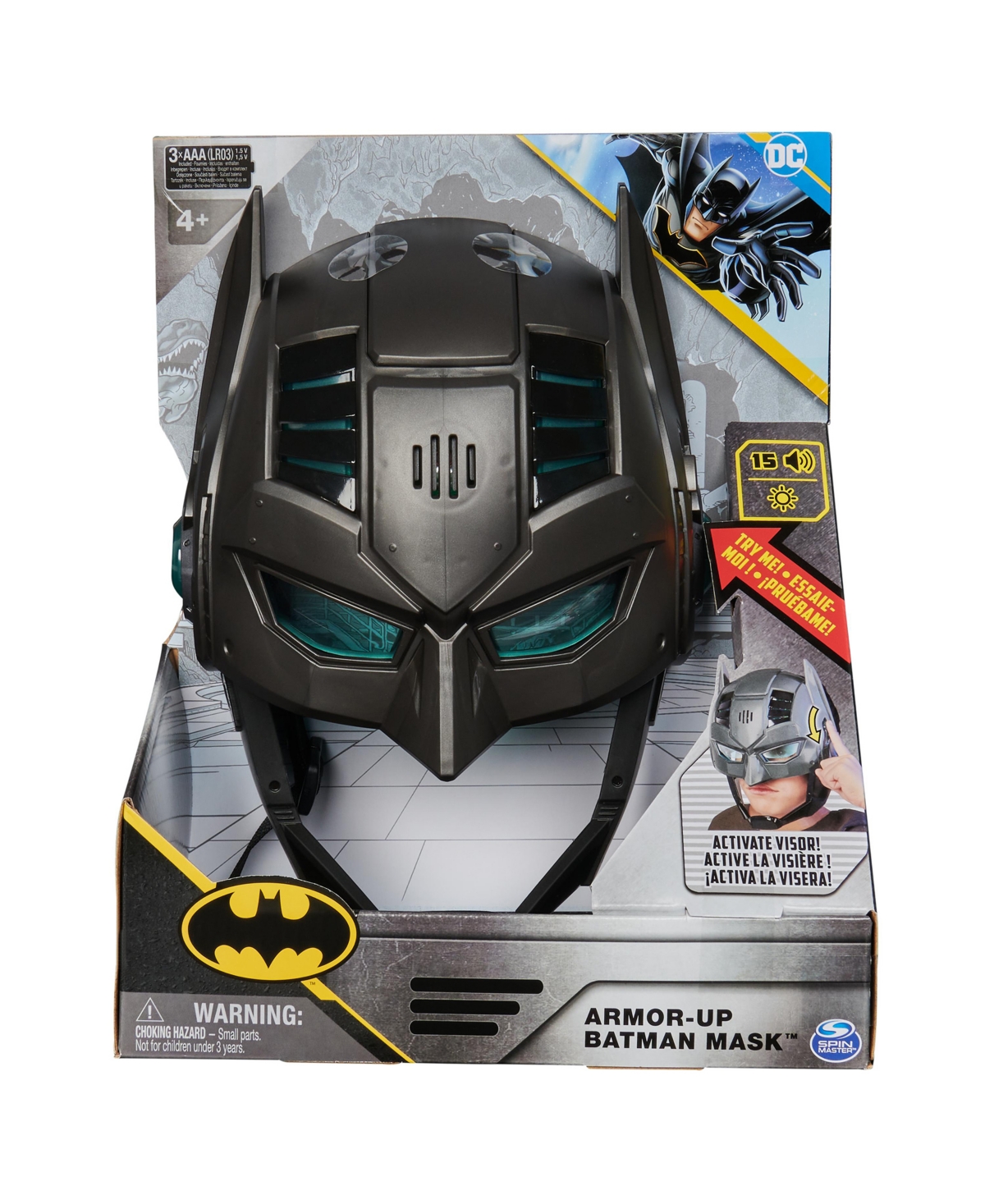 Dc Comics Armor-up Batman Role Play Mask In No Color