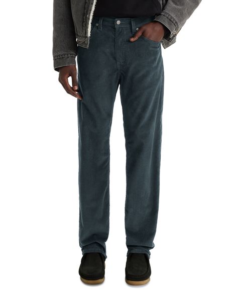Мужские брюки Levi's 505™ Regular Fit Straight Leg Corduroy, цвет: Тёмный сланцевый