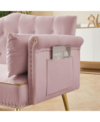 Pink 2 Seater Sofa
