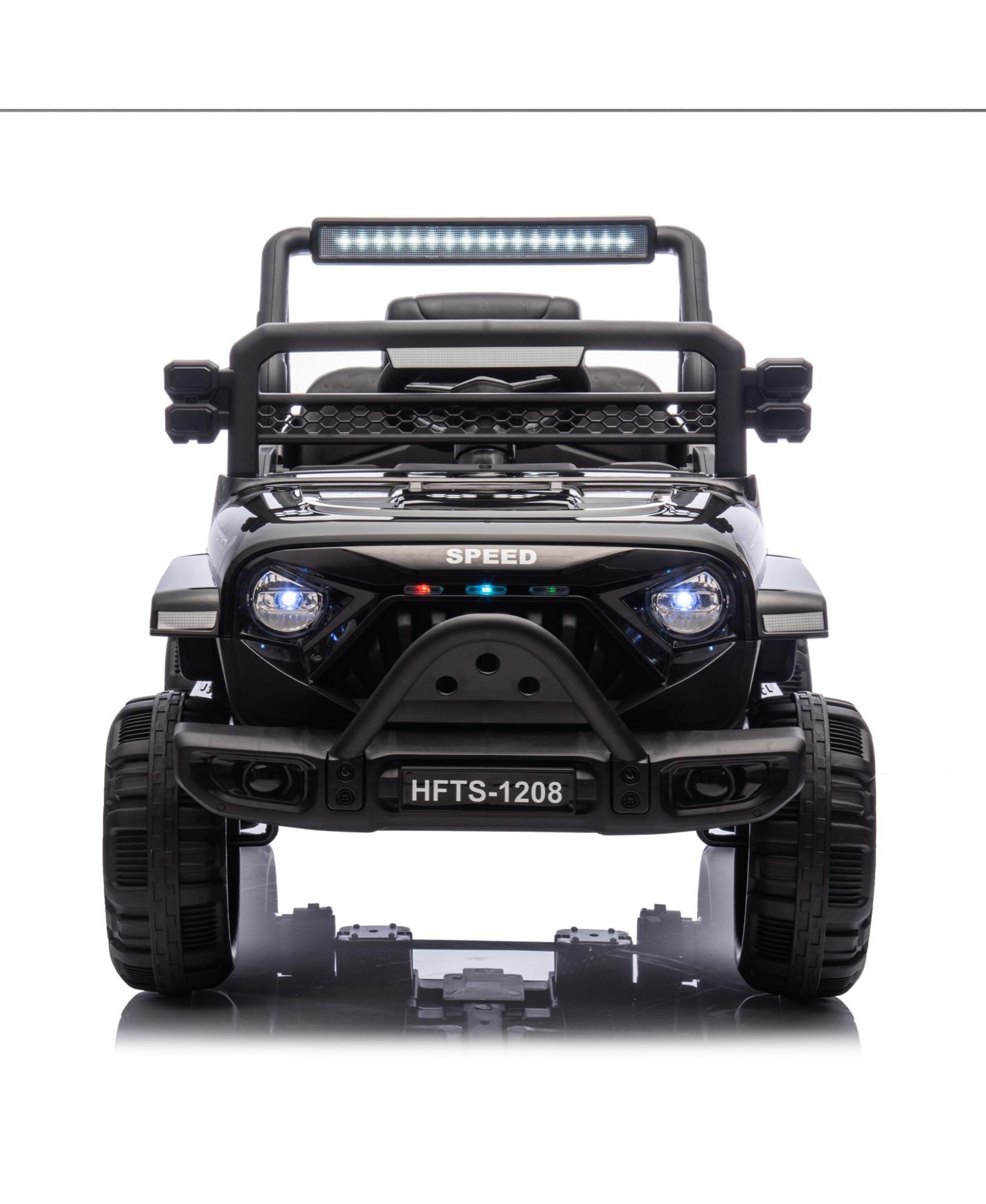 Детская игрушка Streamdale Furniture Streamdale 12V Kids Electric Ride On Truck w/ Parental Control, цвет: Чёрный — фото 11