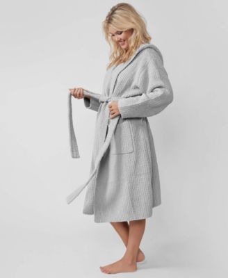 Ribbed Hooded Bath Robe