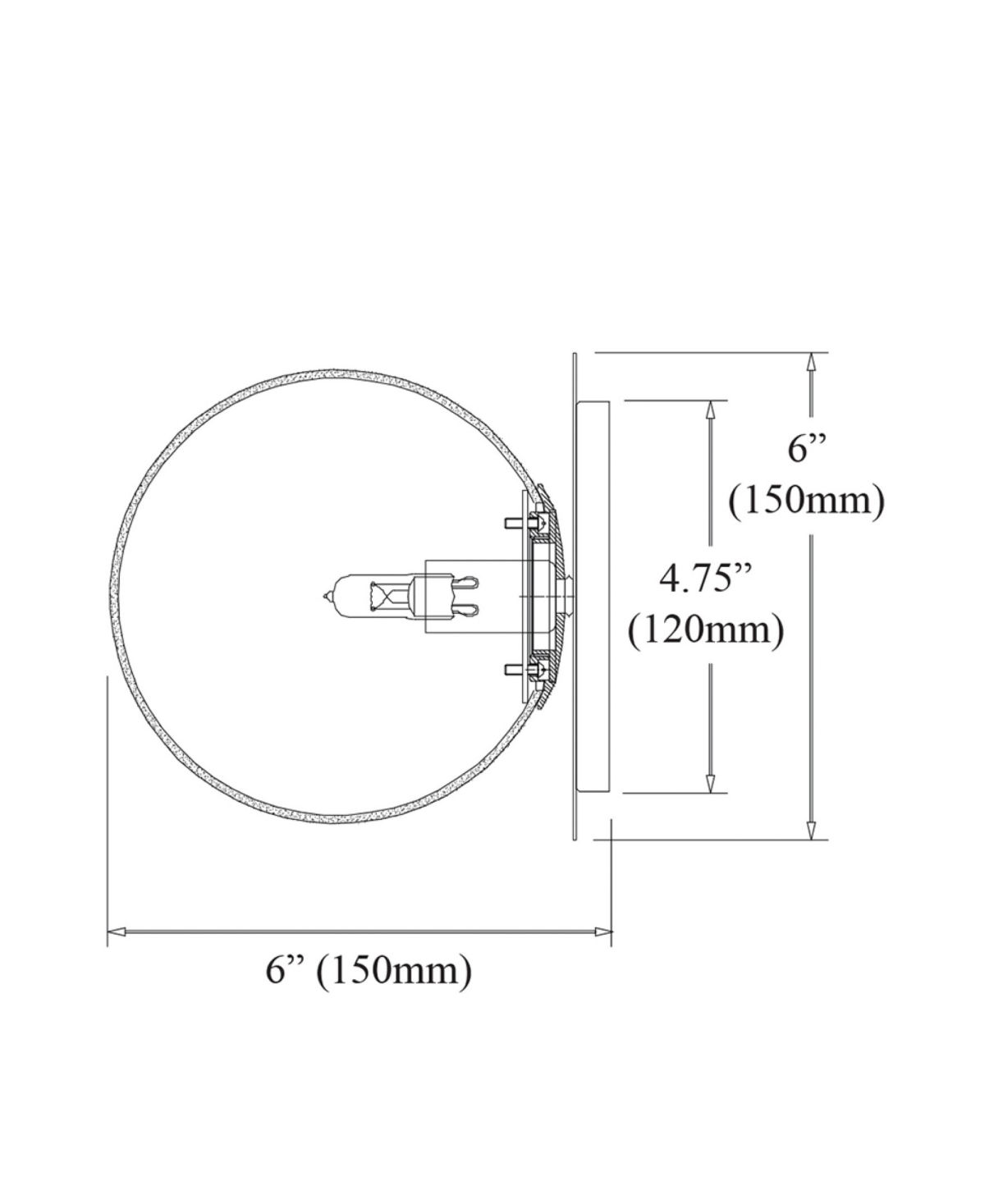 Dainolite Glass, Metal Burlat 1 Light Wall Sconce with Glass - Aged Brass