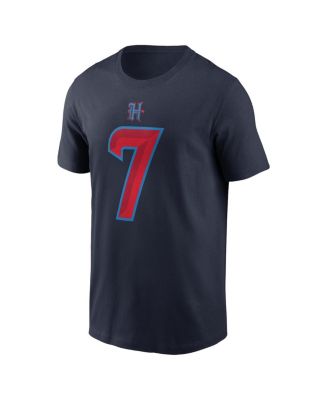 Men's C.J. Stroud Navy Houston Texans Name Number T-Shirt