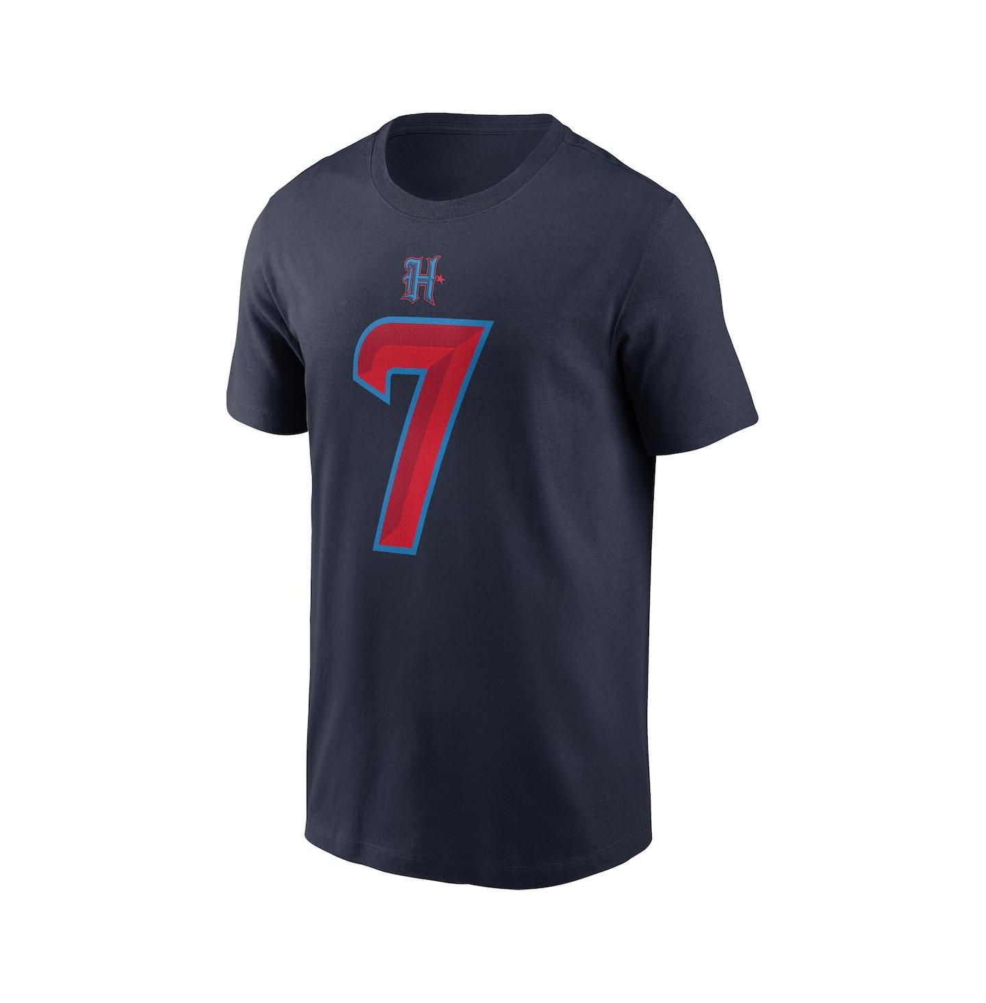 Мужская футболка Nike C.J. Stroud Navy Houston Texans Name & Number — фото 3