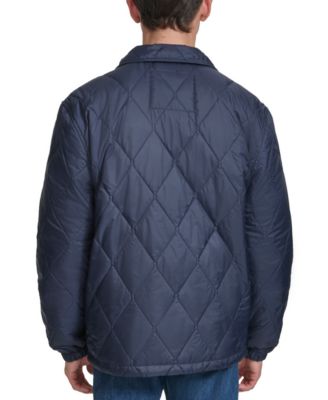 Men's Diamond Quilted Coaches Jacket