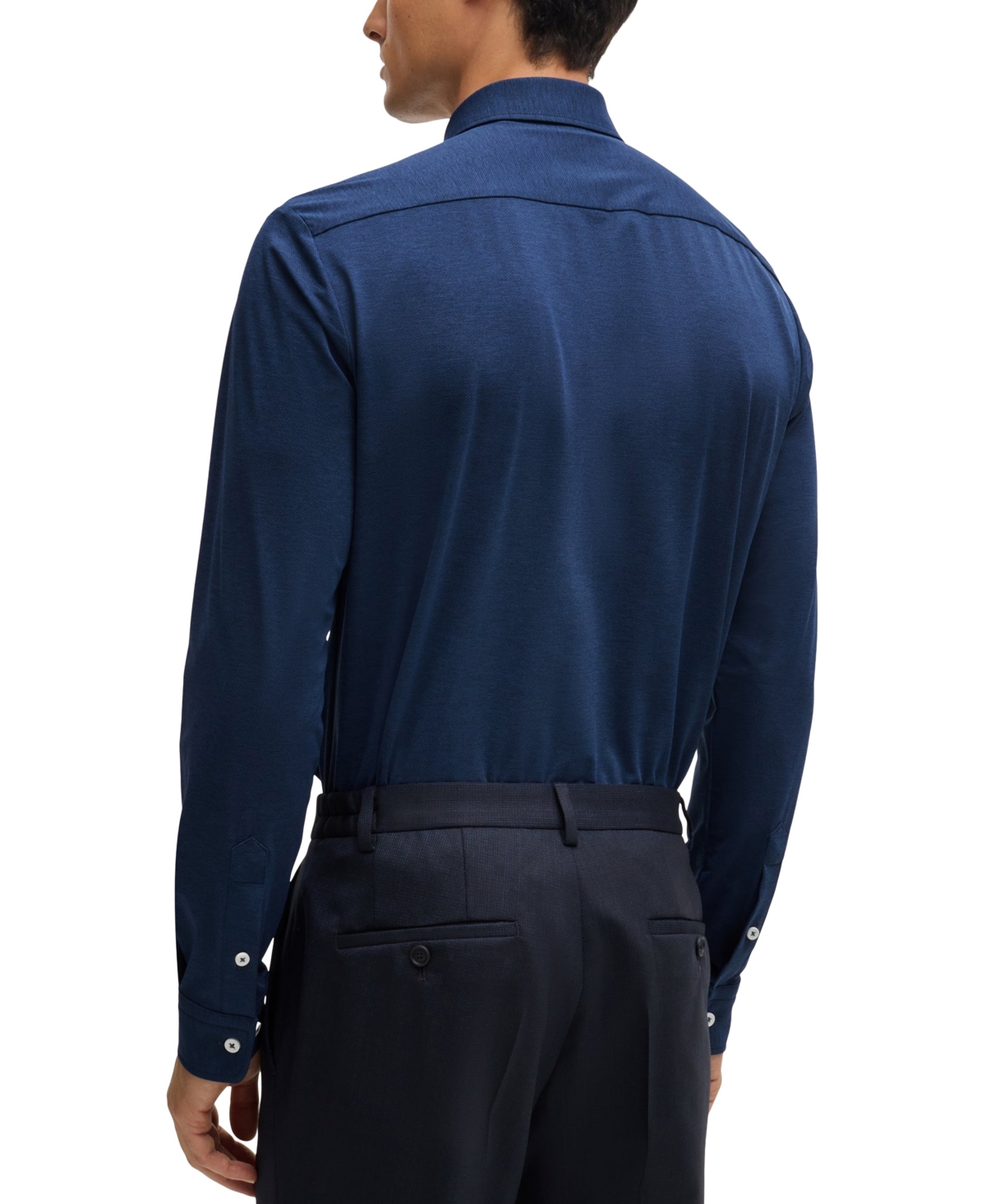 Boss by Hugo Boss Men's Melange Slim-Fit Dress Shirt