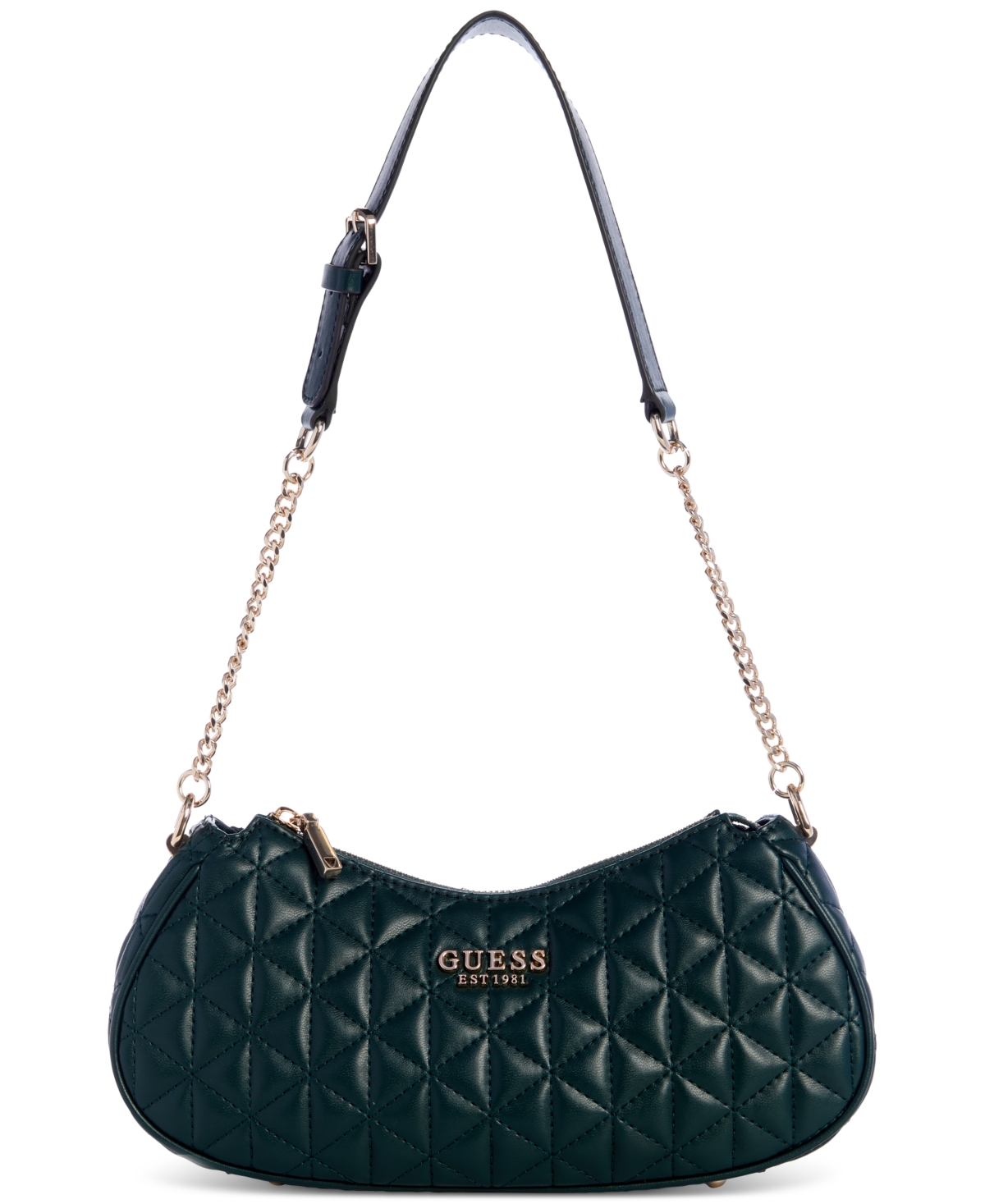 Guess Kori Top Zip Quilted Shoulder Bag