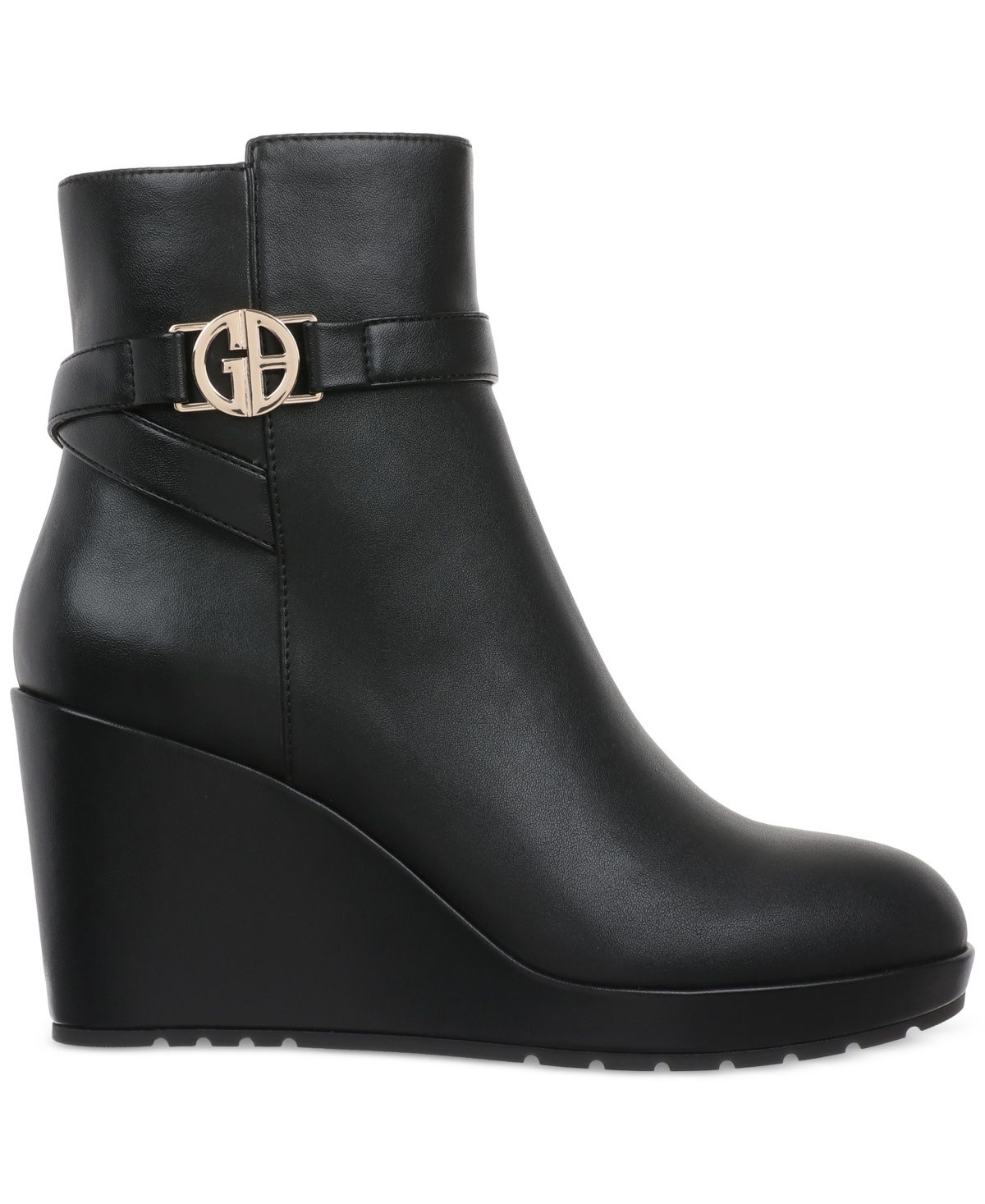 Giani Bernini Women's Gloria Memory Foam Platform Wedge Booties, Created for Macy's