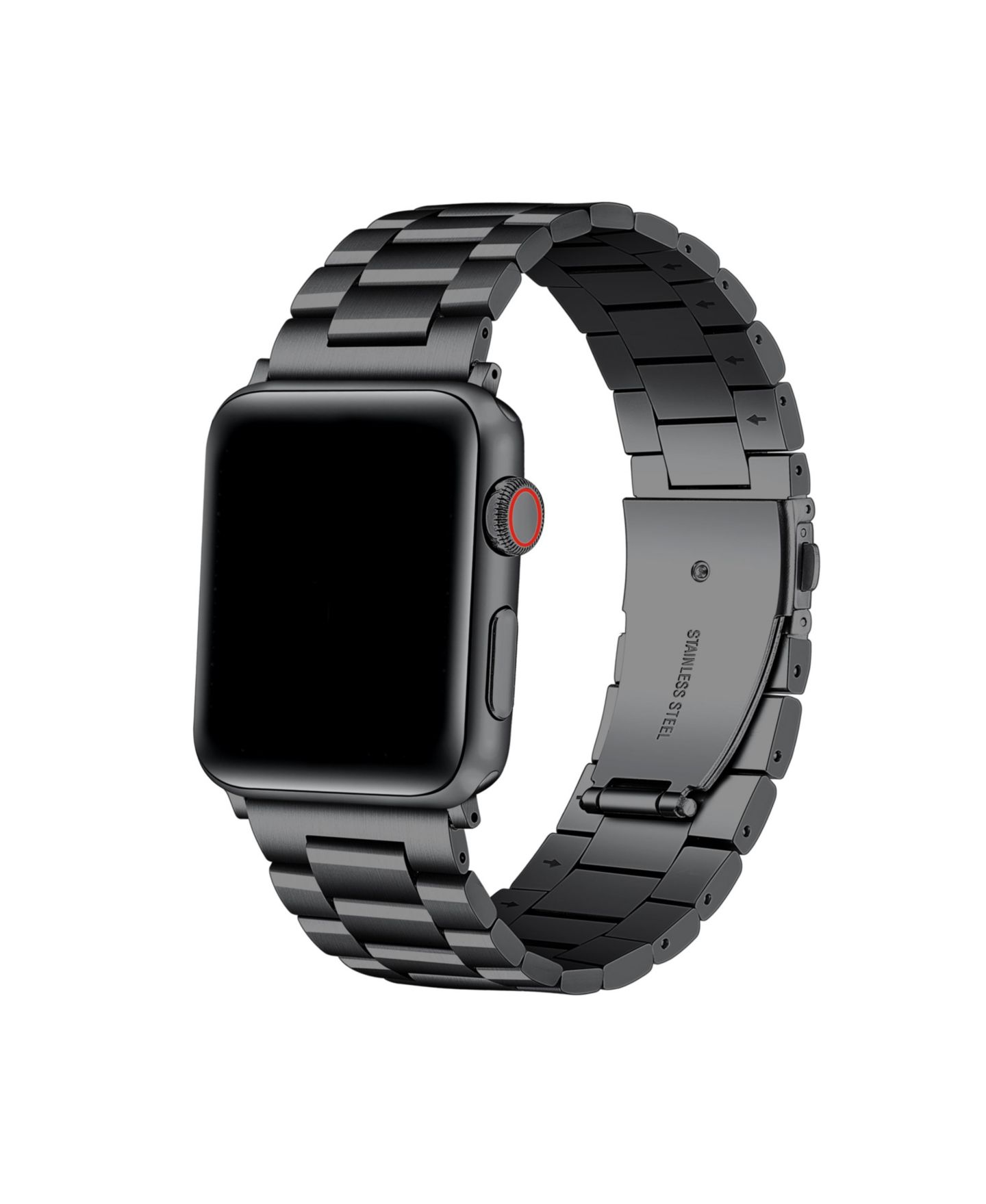 Ремешок для часов Posh Tech Maxwell Stainless Steel Band for Apple Watch, Fits All Apple Watch Models, цвет: Чёрный — фото 1