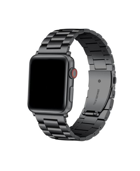 Ремешок для часов Posh Tech Maxwell Stainless Steel Band for Apple Watch, Fits All Apple Watch Models, цвет: Чёрный