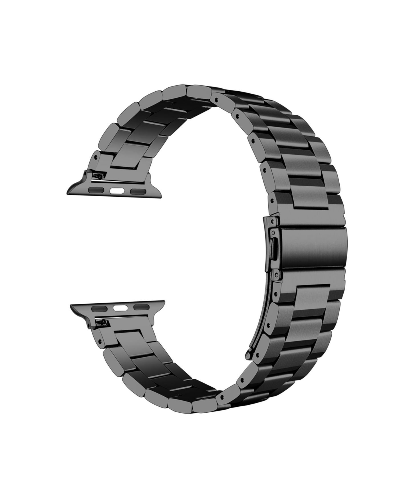 Ремешок для часов Posh Tech Maxwell Stainless Steel Band for Apple Watch, Fits All Apple Watch Models, цвет: Чёрный — фото 2
