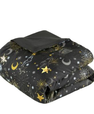 Intelligent Design Celia Starry Sky Metallic 3-Pc. Comforter Set, Twin