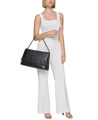 Lavande Large Leather Shoulder Bag