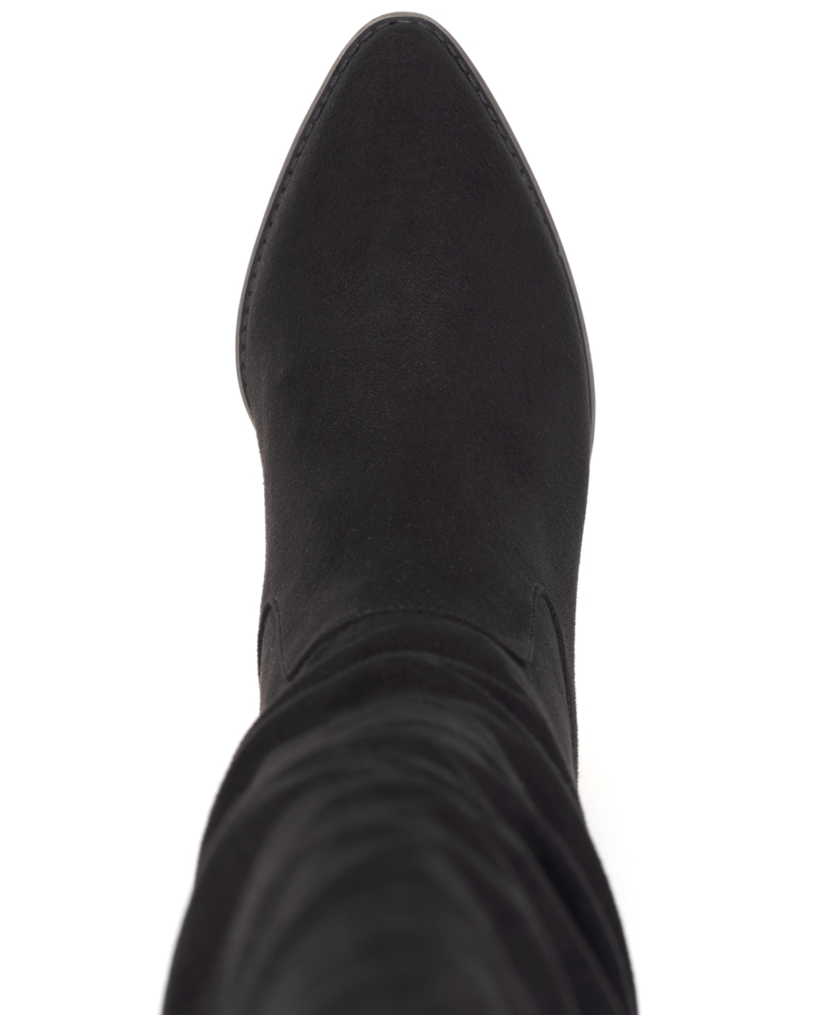 Shop Sun + Stone Women's Elviss Slouch Knee High Dress Boots, Created For Macy's In Black Mc