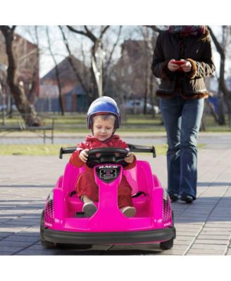 6V Kids Ride On Go Cart with Remote Control and Safety Belt-Red