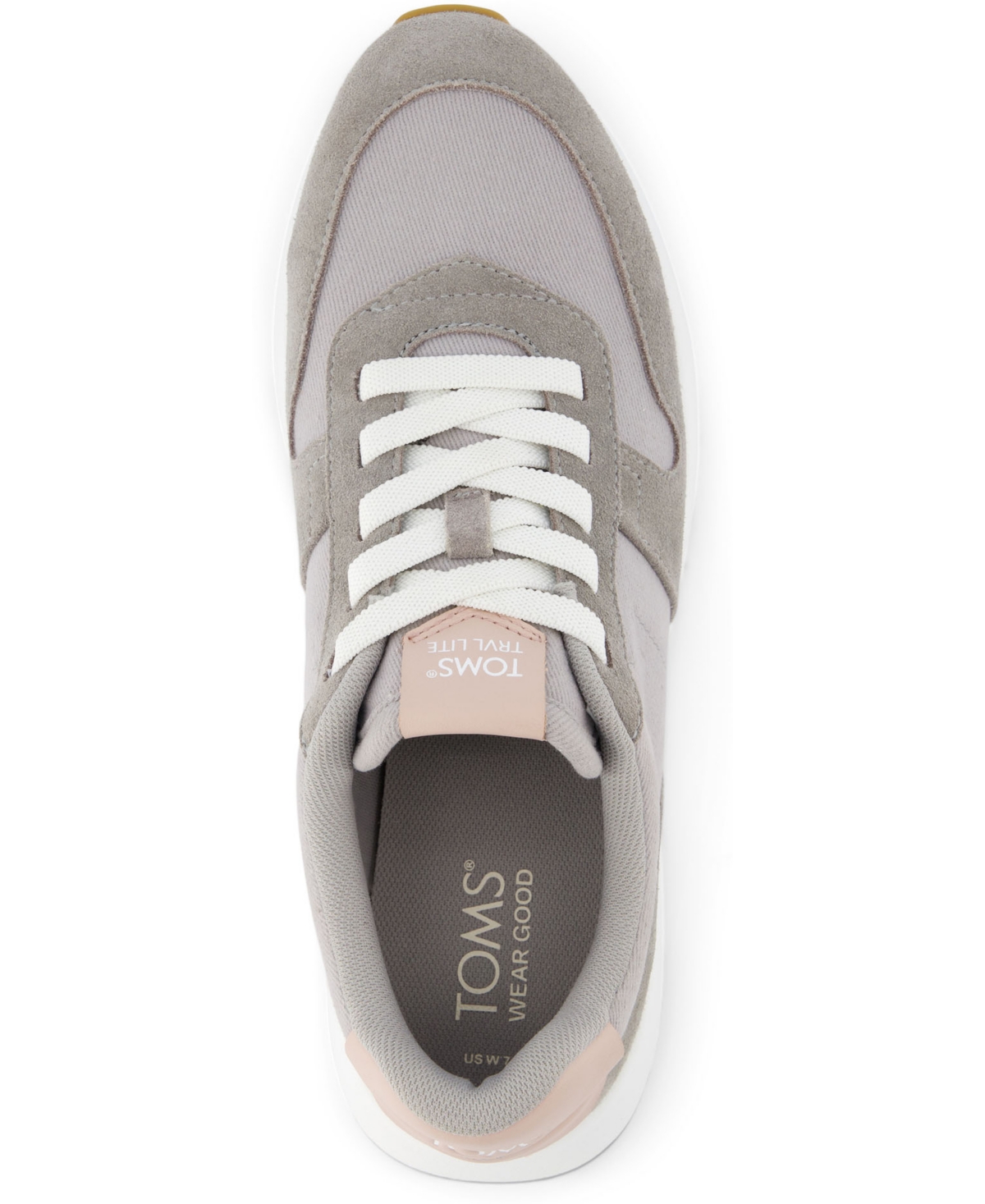 Shop Toms Women's Trvl Lite Retro Jogger Sneakers In Ultimate Gray