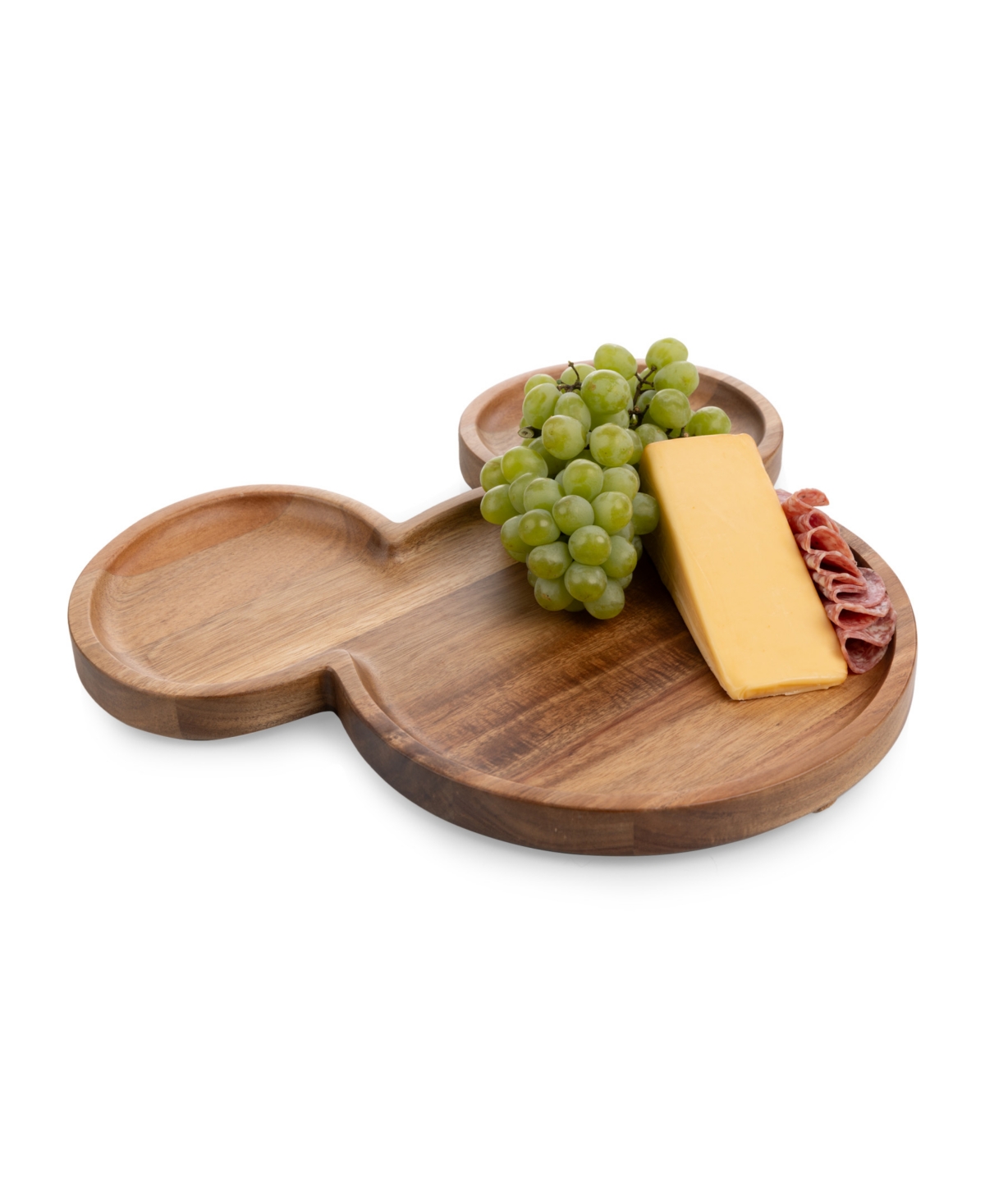 Toscana Disney Mickey Mouse Acacia Serving Board In Acacia Wood