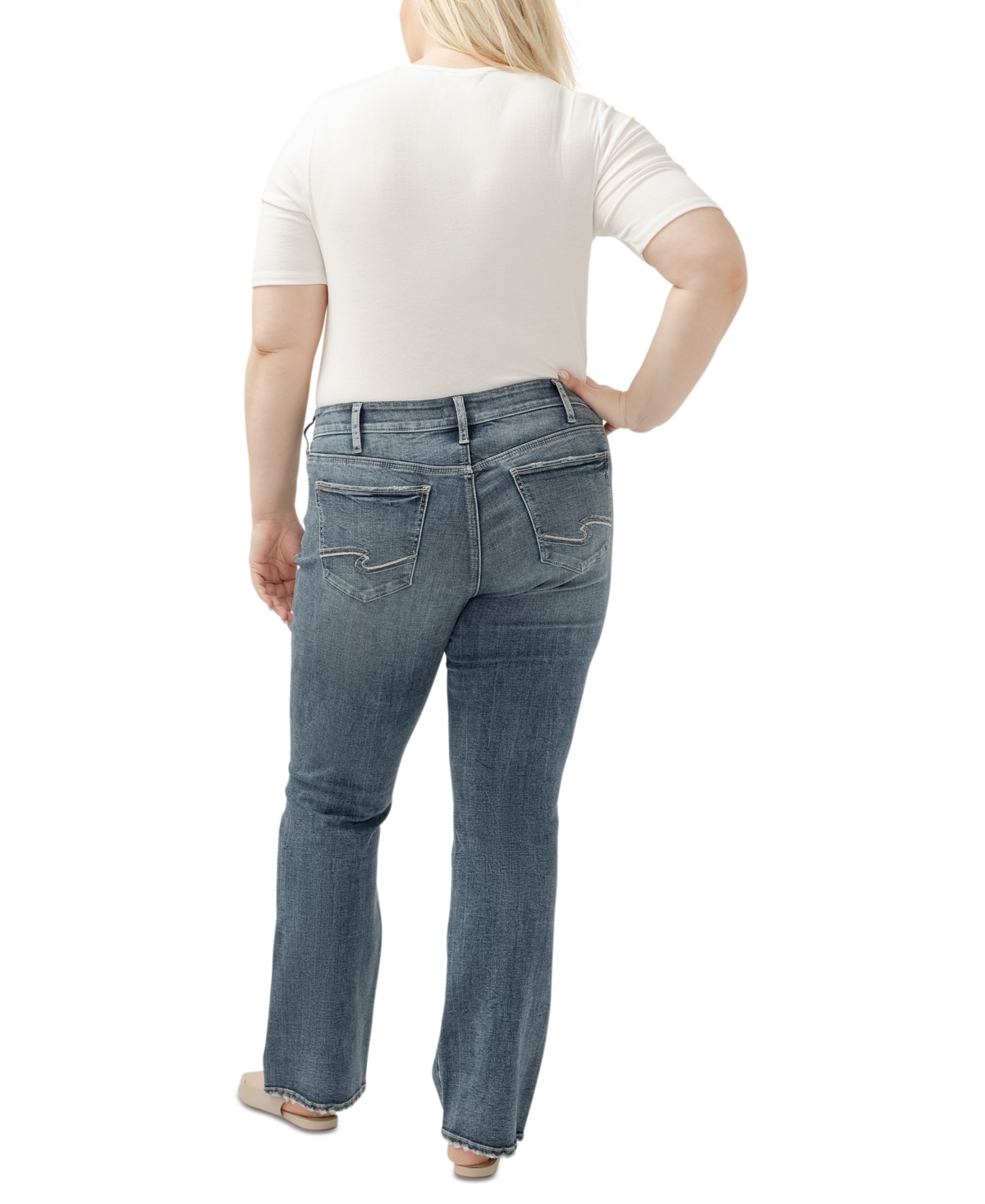 Silver Jeans Co. Plus Size Suki MidRise Curvy-Fit Bootcut Jeans