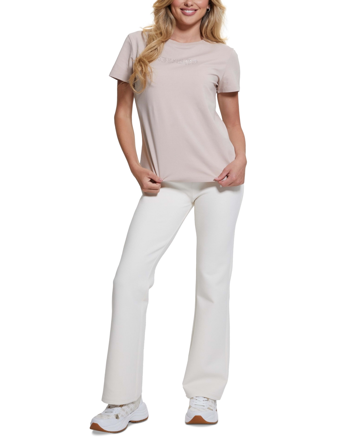 Guess Women's Briana-Short Sleeve Logo T-Shirt