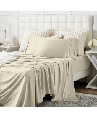 Cosy House Collection Bamboo Viscose Cooling, Breathable, Silky Soft Bed Sheet Set